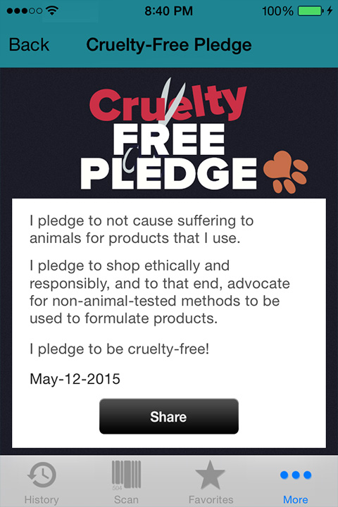 Cruelty Cutter Pledge